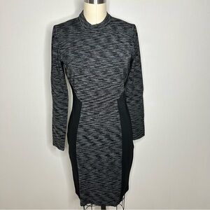 T Tahari Mock Neck Bodycon Dress